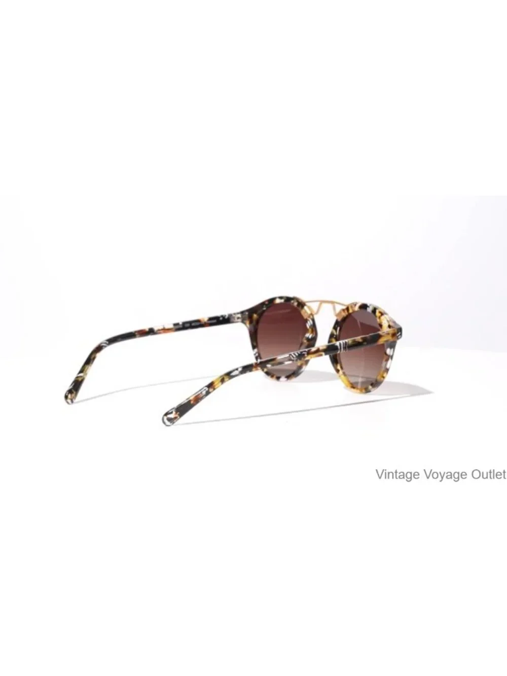 Round Polarized Sunglasses for Women Small Face Acetate UV400